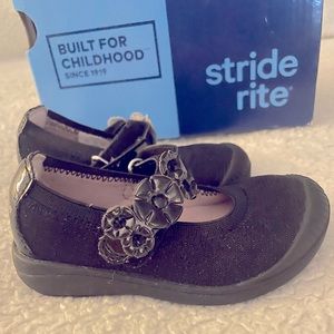 Stride Rite Black “Layla” Dress Shoes.  Size 4.5 Toddler